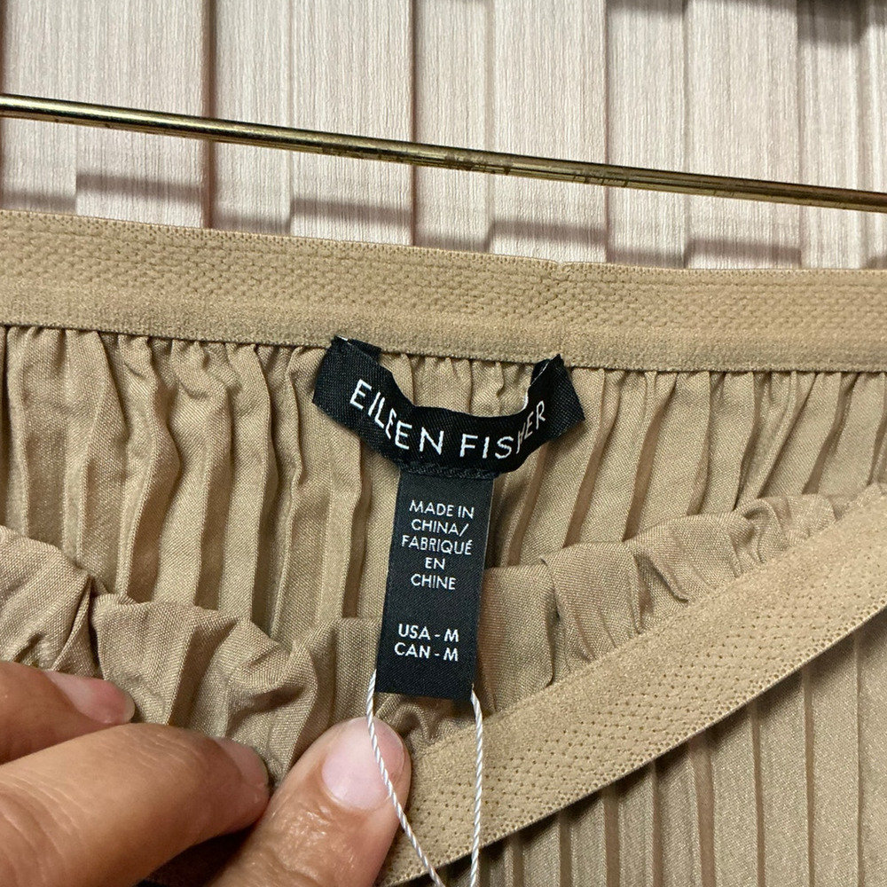Eileen Fisher Wool Silk A-Line Maxi Skirt Women's Size M - Picture 4 of 9